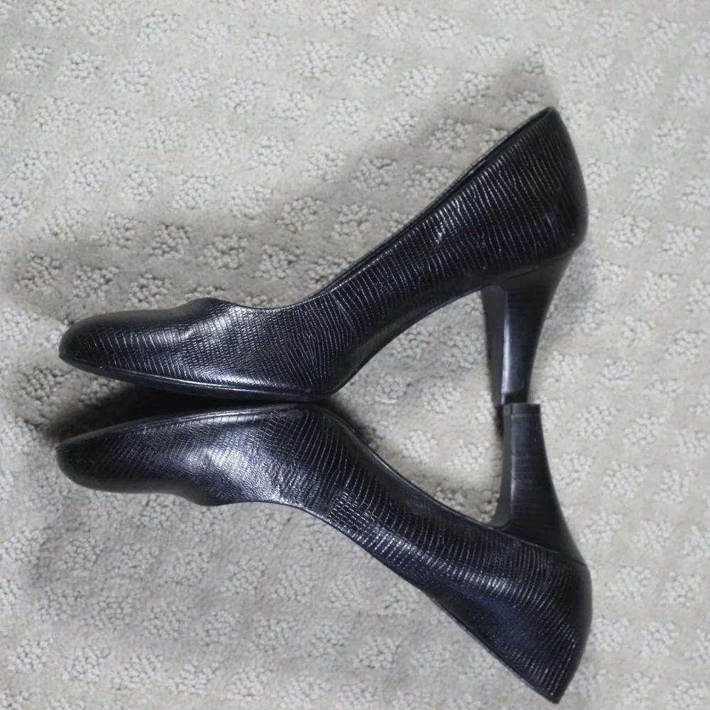 Alex Marie Size 6 Black Embossed 3